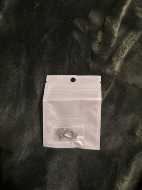 Silver Teardrop Pendant Necklace - Silver